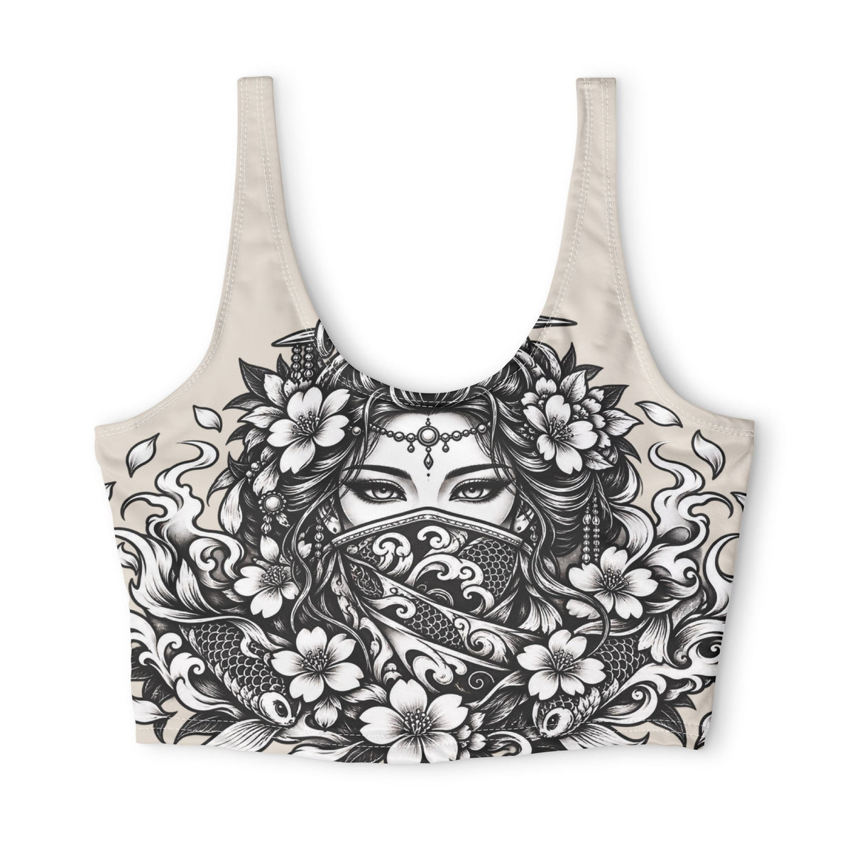 DC 28 Cream Sports Bra