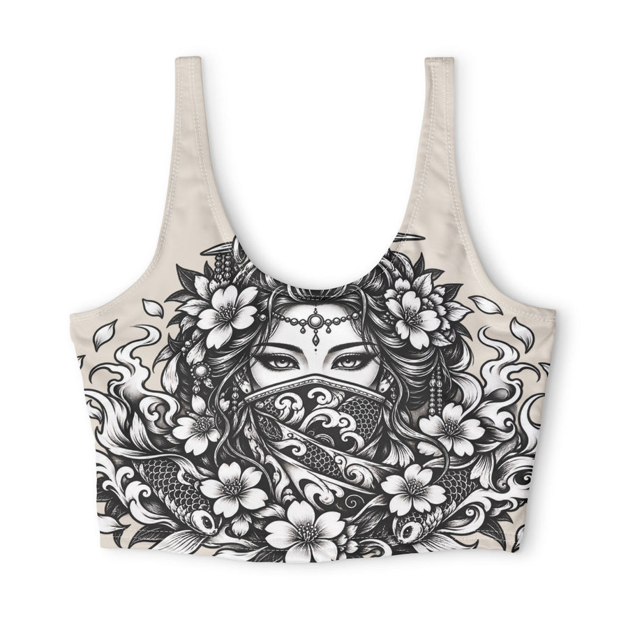 DC 28 Cream Sports Bra
