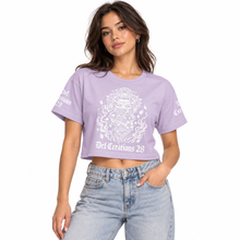 DC 28 Lilac Crop Tee