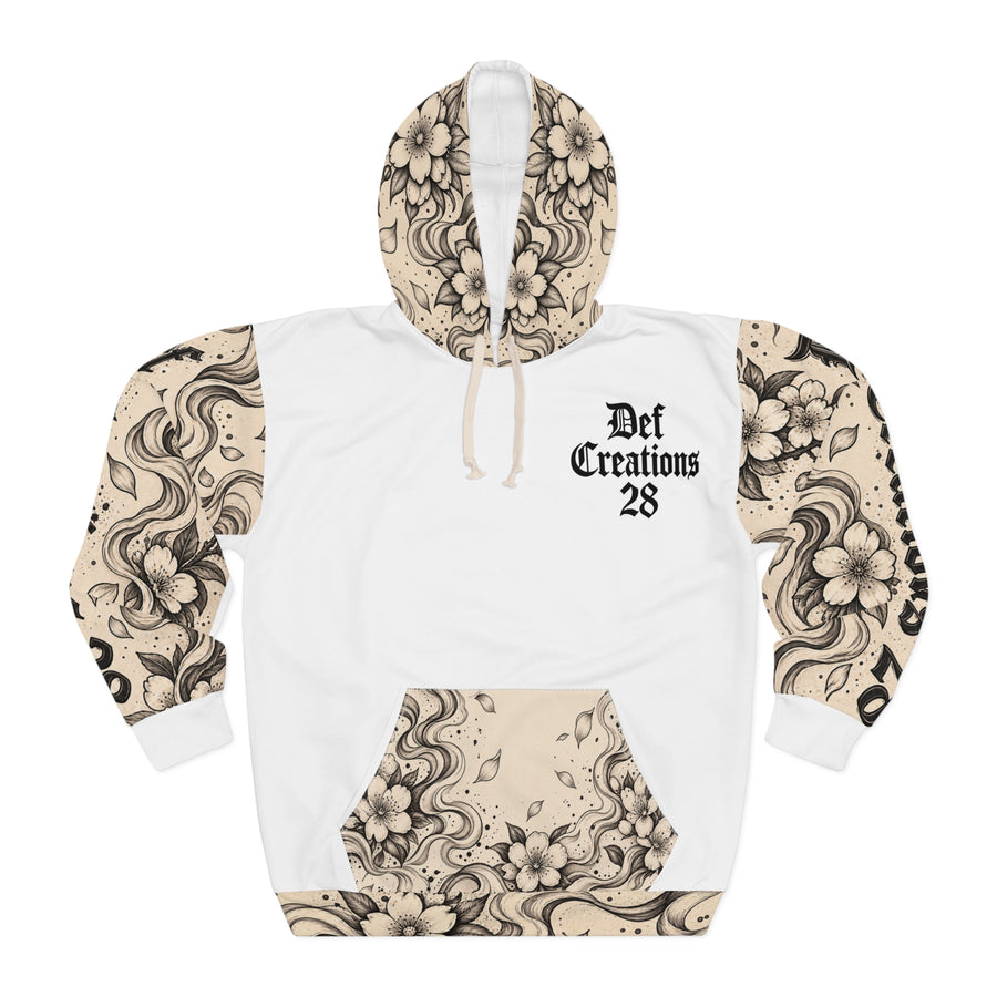 DC 28 White Supreme Hoodie