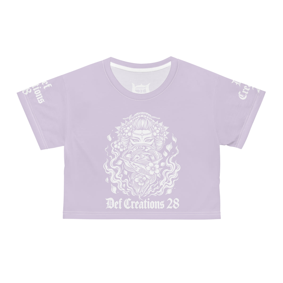 DC 28 Lilac Crop Tee