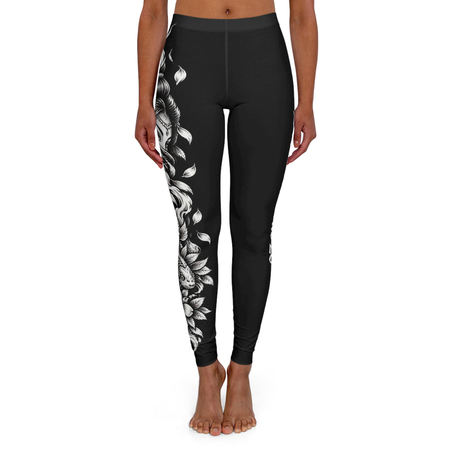 DC 28 Black Casual Leggings